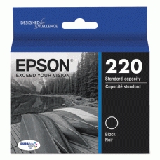 Genuine Epson 220 (T220120) DuraBrite Ultra Black Ink Cartridge (up to 175 pages)